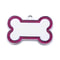 Custom DoubleSided Glitter Pet ID Tag Personalized AntiLost Bone Pendant For Dogs Cats 13
