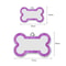 Custom DoubleSided Glitter Pet ID Tag Personalized AntiLost Bone Pendant For Dogs Cats 3
