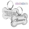 Custom DoubleSided Glitter Pet ID Tag Personalized AntiLost Bone Pendant For Dogs Cats 6