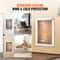 Aluminum Pet Door Weatherproof Flap System With Locking Security Panel 2