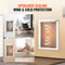 Aluminum Pet Door Weatherproof Flap System With Locking Security Panel 2
