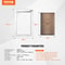 Aluminum Pet Door Weatherproof Flap System With Locking Security Panel 6