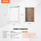 Aluminum Pet Door Weatherproof Flap System With Locking Security Panel 8