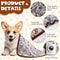 UltraSoft Flannel Pet Blanket Cozy PawPrint Fleece Mat For Dogs Cats 1