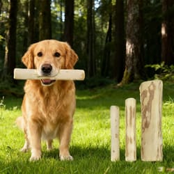 natural coffee wood dog chew stick – sustainable long-lasting dental molar toy