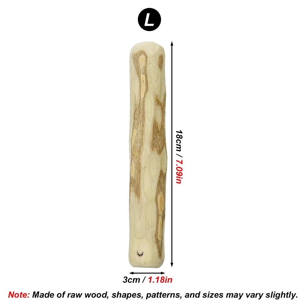Natural Coffee Wood Dog Chew Stick Sustainable LongLasting Dental Molar Toy 8