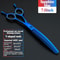 Professional JP440C 7Inch Pet Grooming Shears HighPerformance Curved Fishbone Thinning Scissors 10