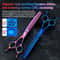 Professional JP440C 7Inch Pet Grooming Shears HighPerformance Curved Fishbone Thinning Scissors 3
