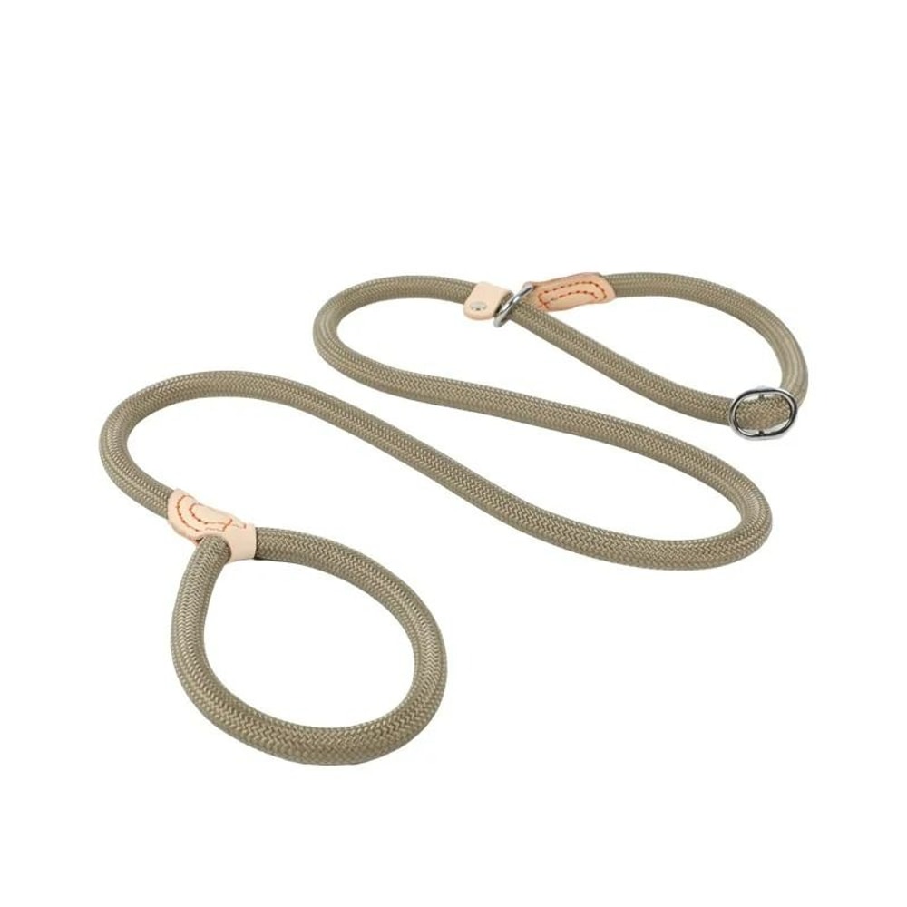 HeavyDuty Slip Rope Lead Braided Nylon Training Leash With Integrated Adjustable Loop 10