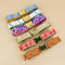Patterned Pet Collar Adjustable DoubleSided Print With GoldTone Metal Buckle 0