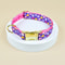 Patterned Pet Collar Adjustable DoubleSided Print With GoldTone Metal Buckle 10