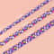 Patterned Pet Collar Adjustable DoubleSided Print With GoldTone Metal Buckle 6