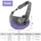 HandsFree Pet Sling Carrier Breathable Mesh Crossbody Travel Bag For Puppies Cats 12