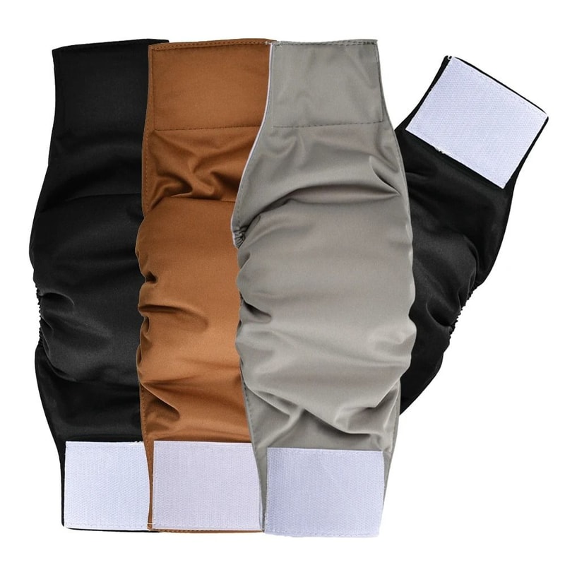 3Piece Professional Reusable Belly Band Set Washable Male Dog Diapers Protective Wraps 0