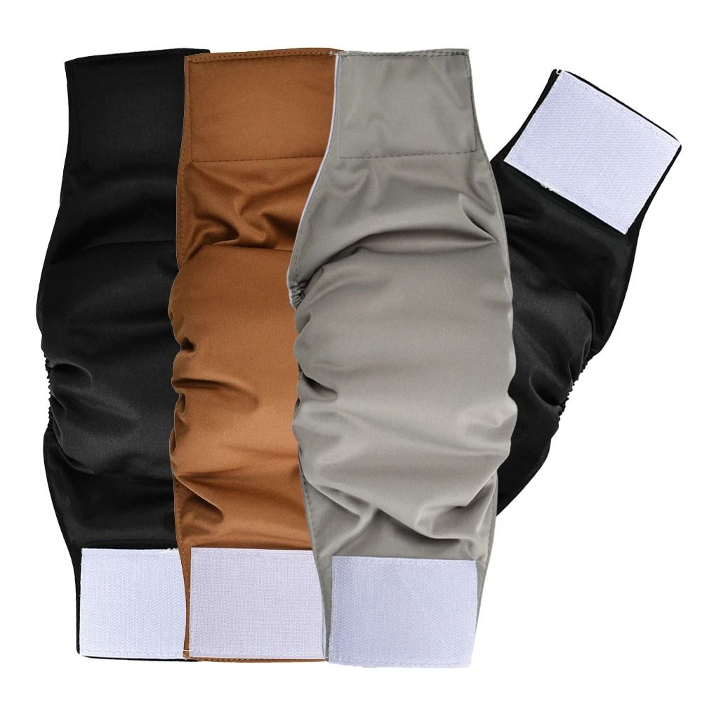 3Piece Professional Reusable Belly Band Set Washable Male Dog Diapers Protective Wraps 1