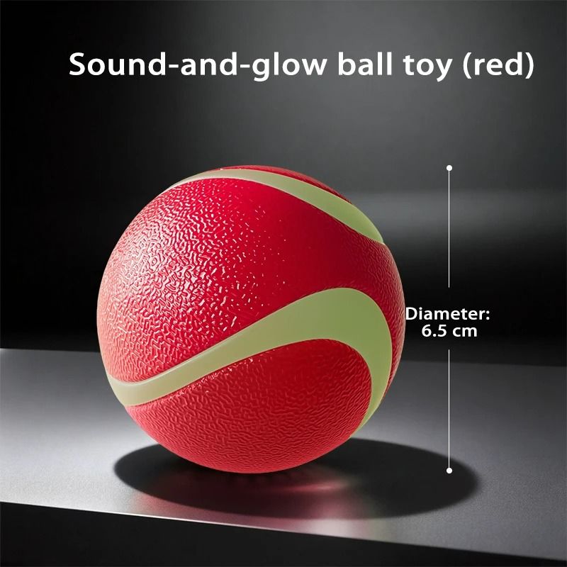 HighVisibility Glow Dog Toy Ball Durable Rubber Fetch Ball For HighEnergy Breeds 11