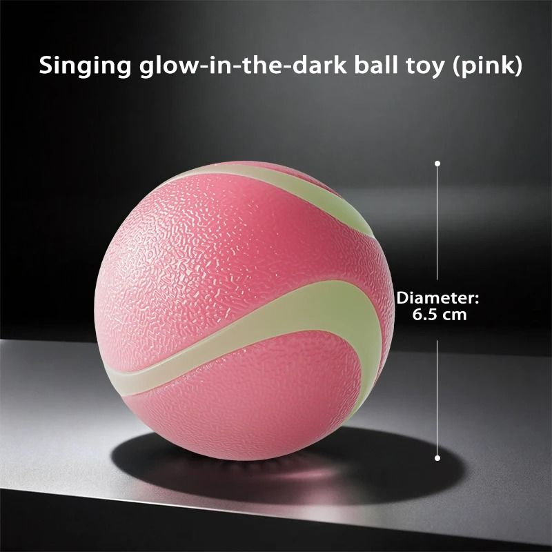 HighVisibility Glow Dog Toy Ball Durable Rubber Fetch Ball For HighEnergy Breeds 7