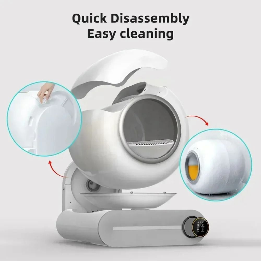 65L Smart SelfCleaning Cat Litter Box Fully Enclosed Automatic Pet Toilet English Version 2