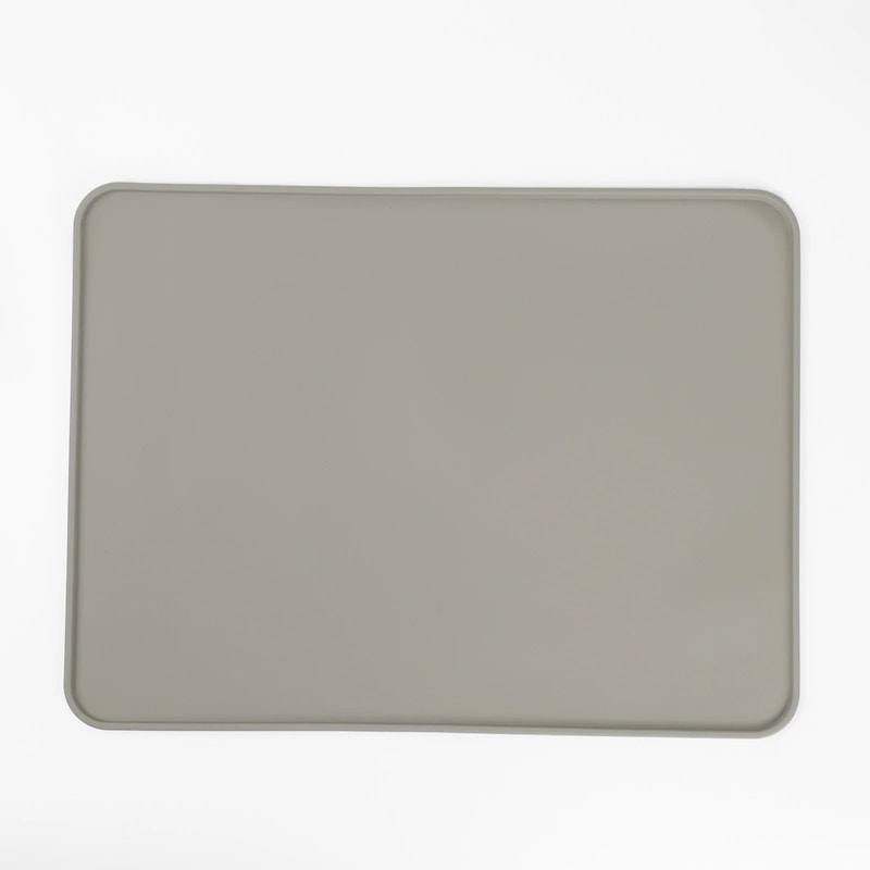 Silicone Pet Feeding Mat Waterproof NonSlip Placemat With Raised Splash Guard 7