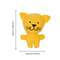 Corduroy Squeaky Plush Toy Durable BiteResistant Chew For Small Medium Dogs 13
