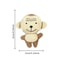 Corduroy Squeaky Plush Toy Durable BiteResistant Chew For Small Medium Dogs 8