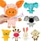 Interactive Squeaky Plush Toy MultiSensory Teething Boredom Relief For Small Medium Pets 0