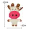 Interactive Squeaky Plush Toy MultiSensory Teething Boredom Relief For Small Medium Pets 8