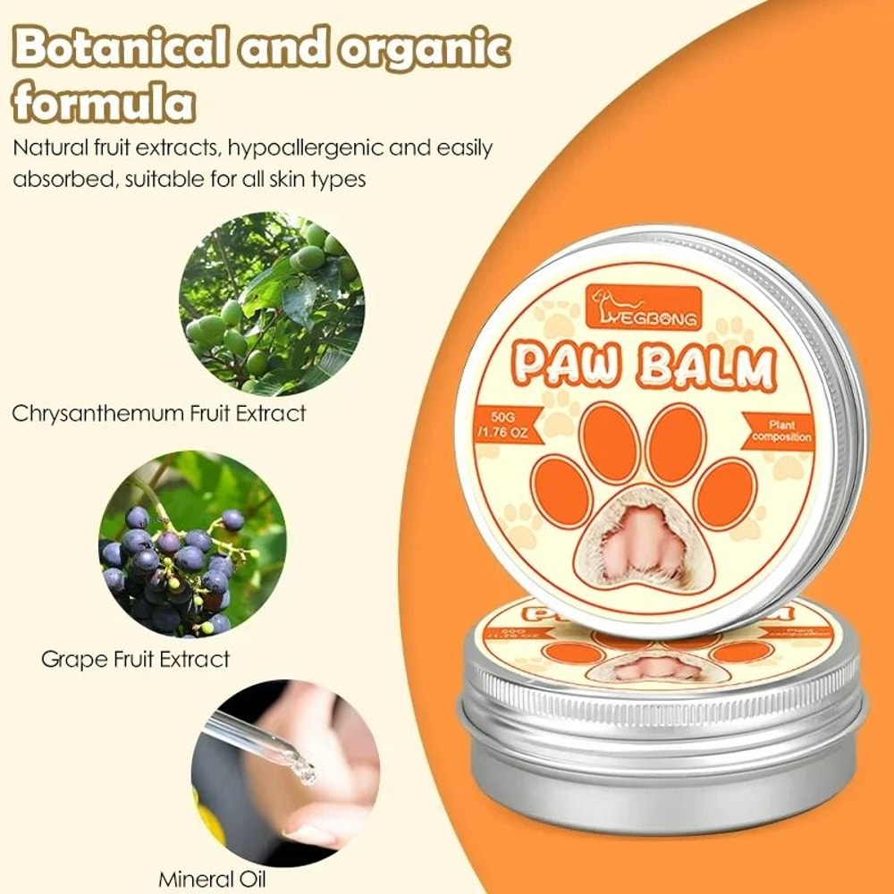 DeepRepair Pet Paw Balm Natural Protective Wax For Cracks Winter Care 3
