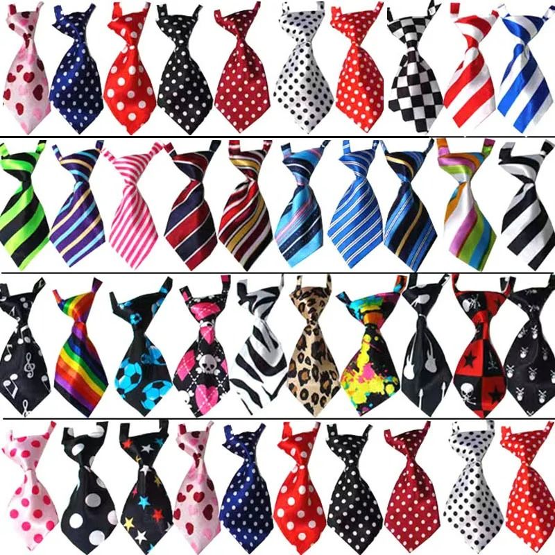 25Piece Solid Color Pet Necktie Set Premium Adjustable Grooming Accessories 6