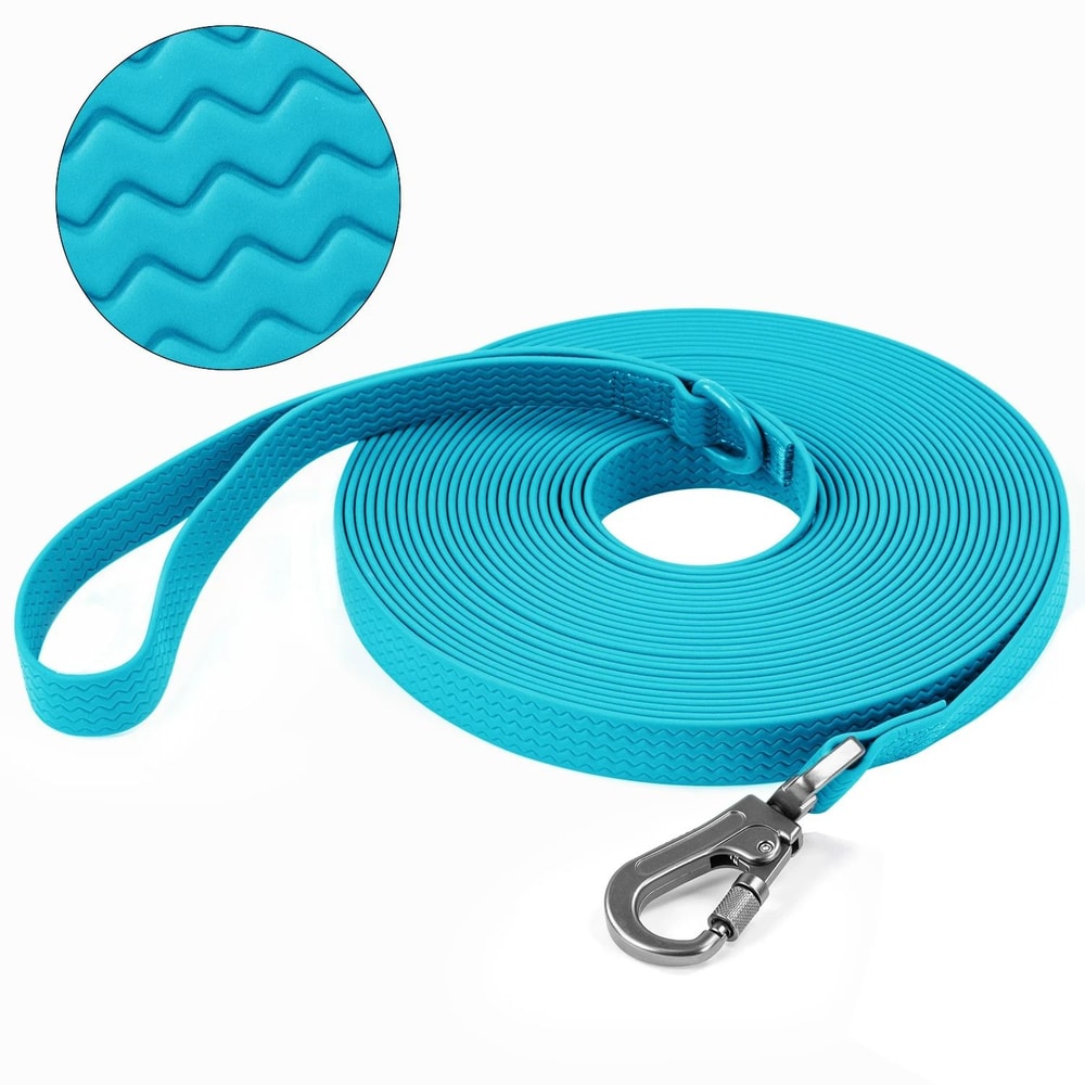 PVC Waterproof Dog Leash NonSlip HeavyDuty Training Lead For All Weather 9
