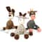 Interactive Pineapple Plush Toy Cotton Rope Squeaky BiteResistant Enrichment Toy 2