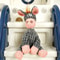 Interactive Pineapple Plush Toy Cotton Rope Squeaky BiteResistant Enrichment Toy 6