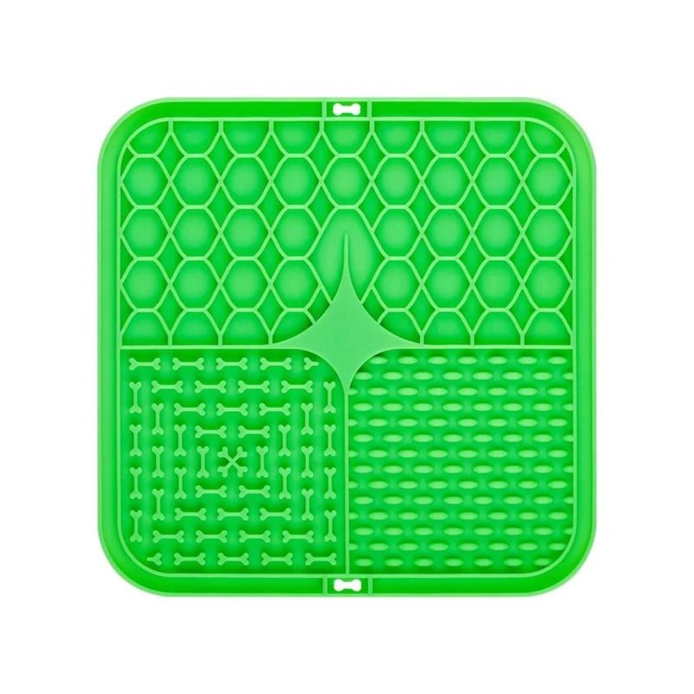 Silicone Pet Lick Mat Calming Bathing Distraction Slow Feeding Training Plate 9