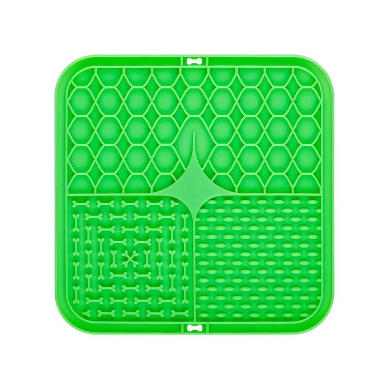 Silicone Pet Lick Mat Calming Bathing Distraction Slow Feeding Training Plate 9
