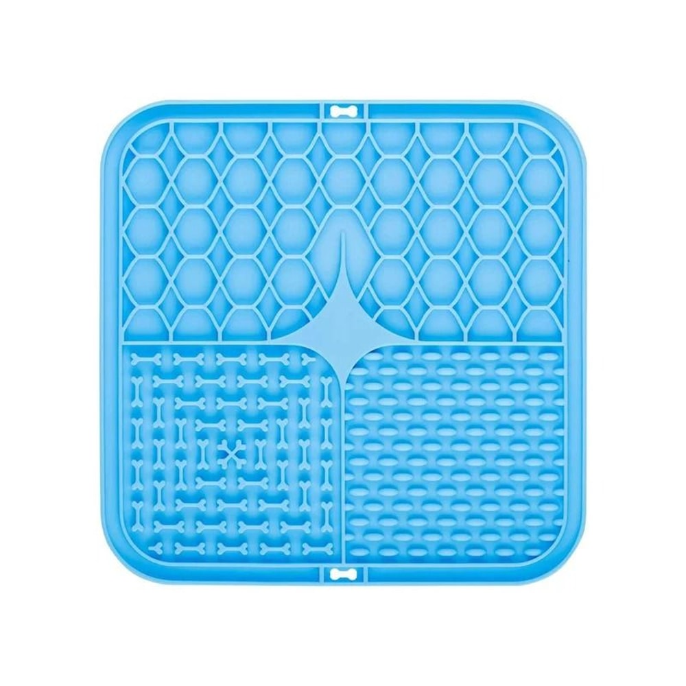 Silicone Pet Lick Mat Calming Bathing Distraction Slow Feeding Training Plate 10