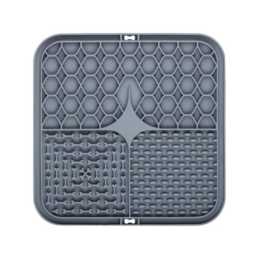 Silicone Pet Lick Mat Calming Bathing Distraction Slow Feeding Training Plate 5