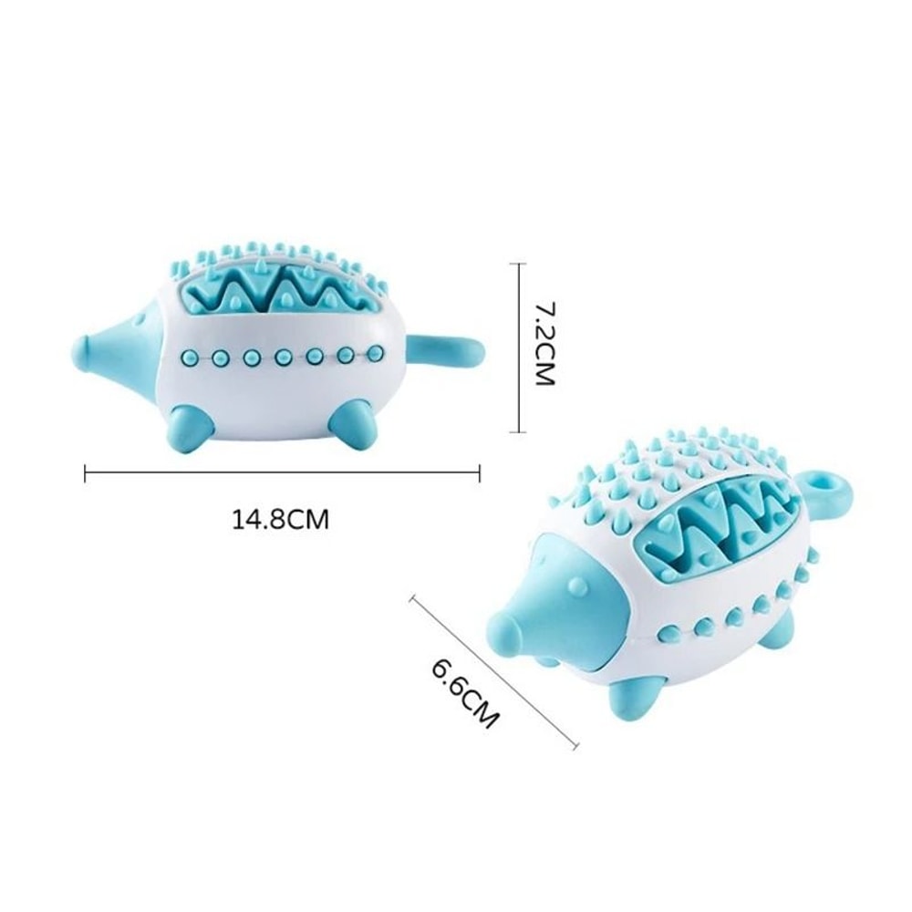Hedgehog SlowFeeder Ball Interactive Dental Care Food Dispensing Toy For Dogs 5