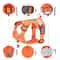 Breathable Reflective Harness Set Comfortable Patterned Vest Leash For Small To Medium Pets 3