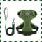 Breathable Reflective Harness Set Comfortable Patterned Vest Leash For Small To Medium Pets 8