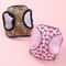 Winter Warm Pet Harness Set Soft Plush Patterned Vest Leash For Small Dogs Cats 1