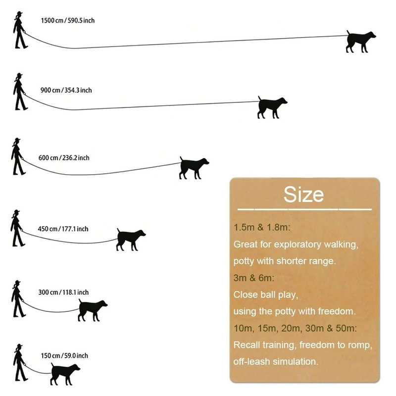 HighTensile Long Pet Leash HeavyDuty Nylon Training Lead For Dogs Cats 2