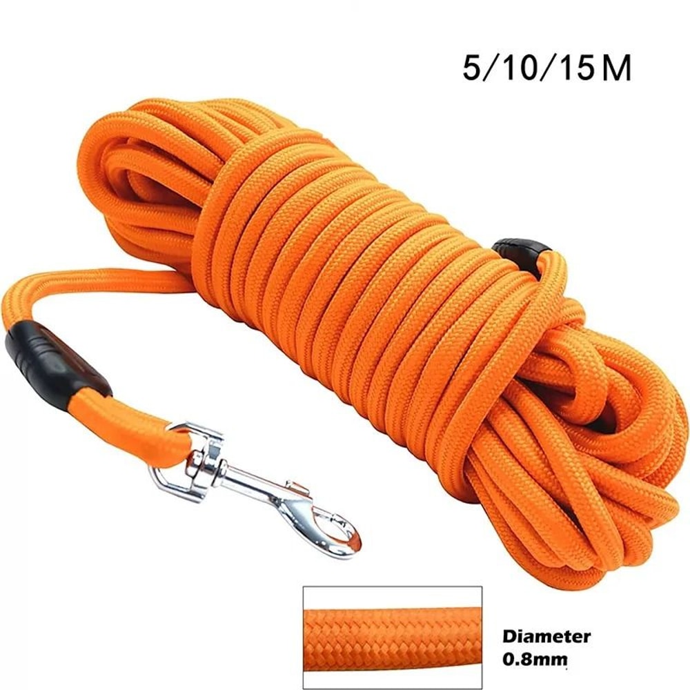 HighTensile Tracking Lead HeavyDuty Nylon Training Rope For Medium Large Dogs 0