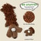 Squeaky Plush Enrichment Toy Durable AnimalShaped Dental Chew For Small Breeds Puppies 5
