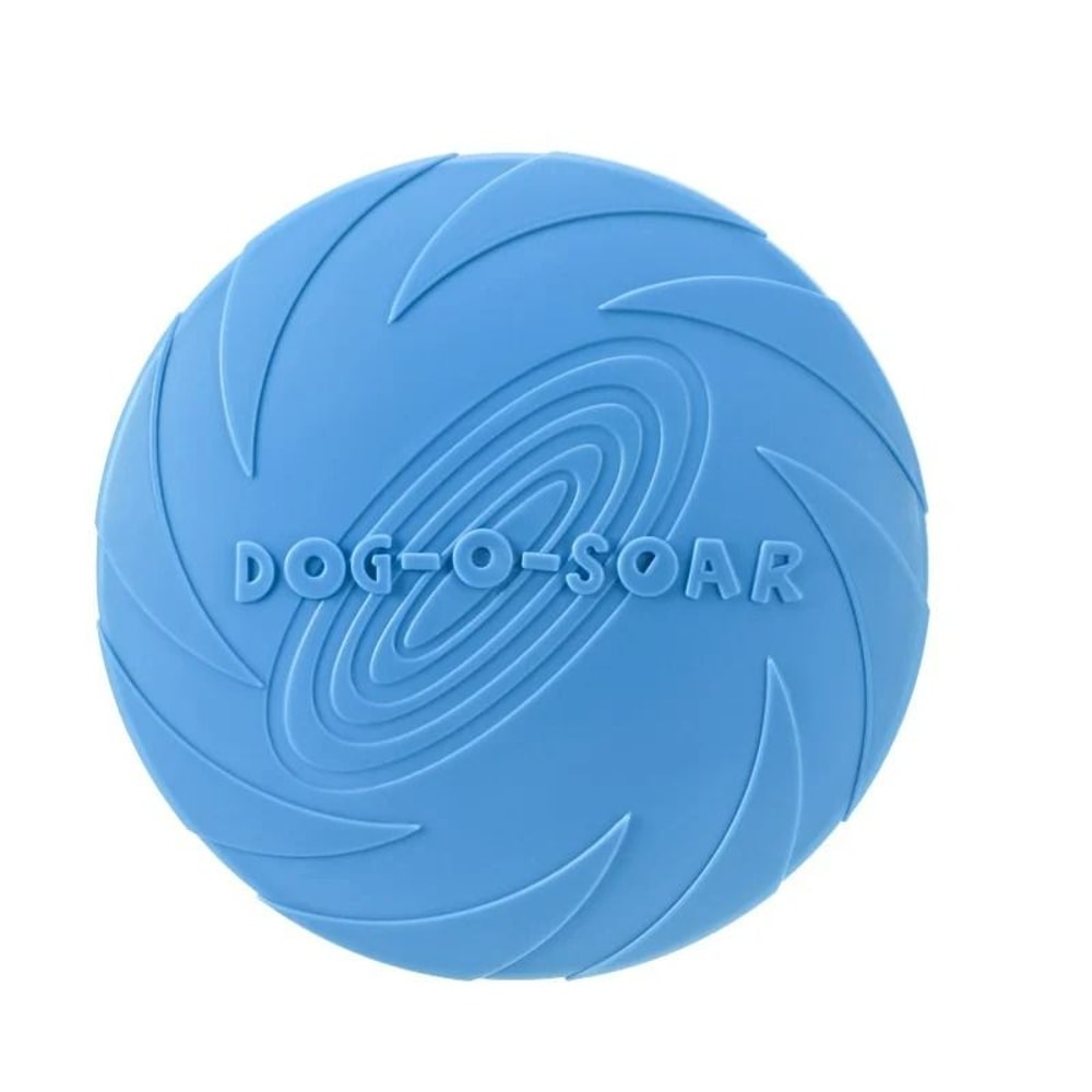 Silicone AeroDisc ChewResistant Flying Saucer Toy For Puppy Training Interactive Play 11
