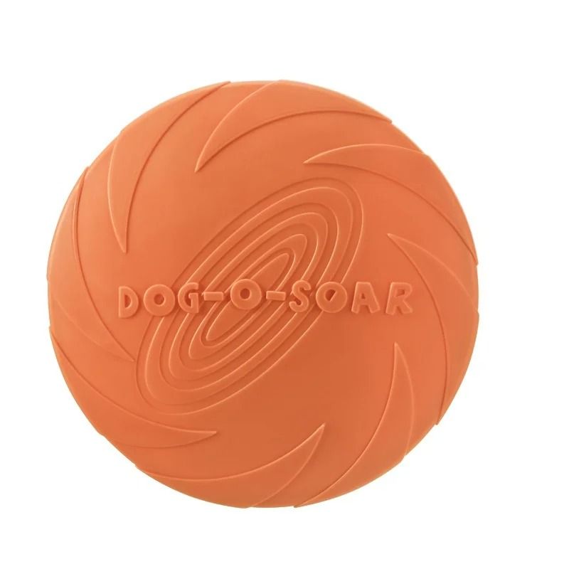 Silicone AeroDisc ChewResistant Flying Saucer Toy For Puppy Training Interactive Play 8