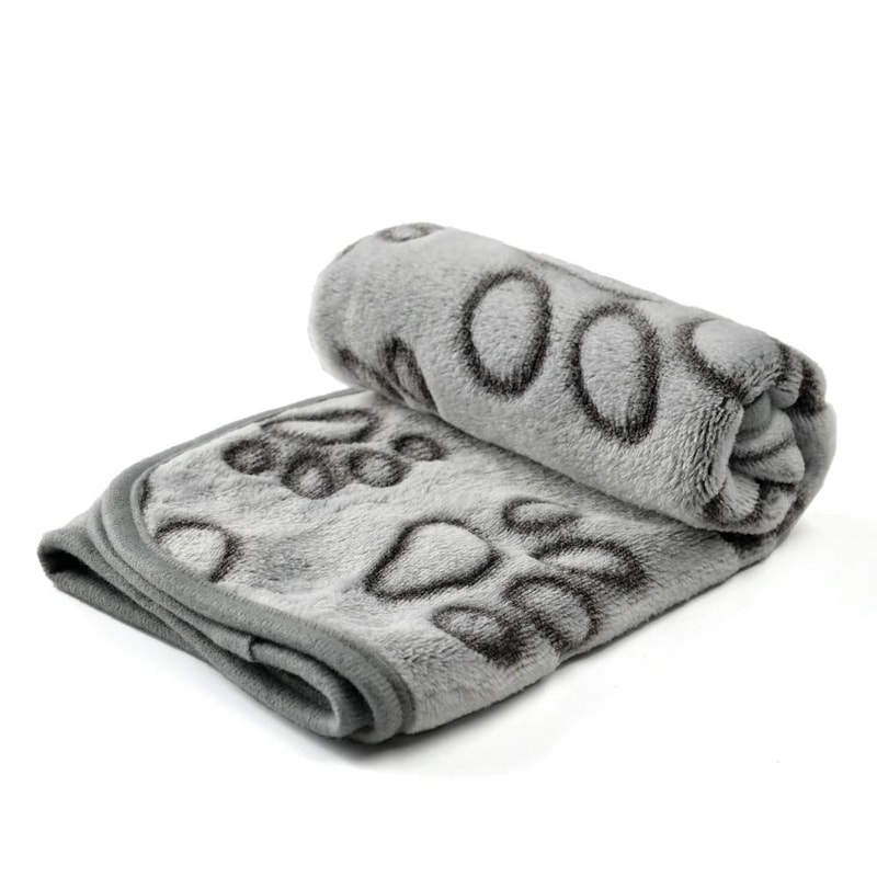 Plush Thermal Pet Mat Soft Print Sleeping Mattress Travel Blanket For Dogs Cats 1