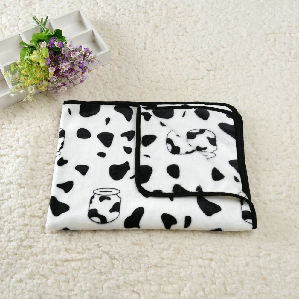 Plush Thermal Pet Mat Soft Print Sleeping Mattress Travel Blanket For Dogs Cats 4