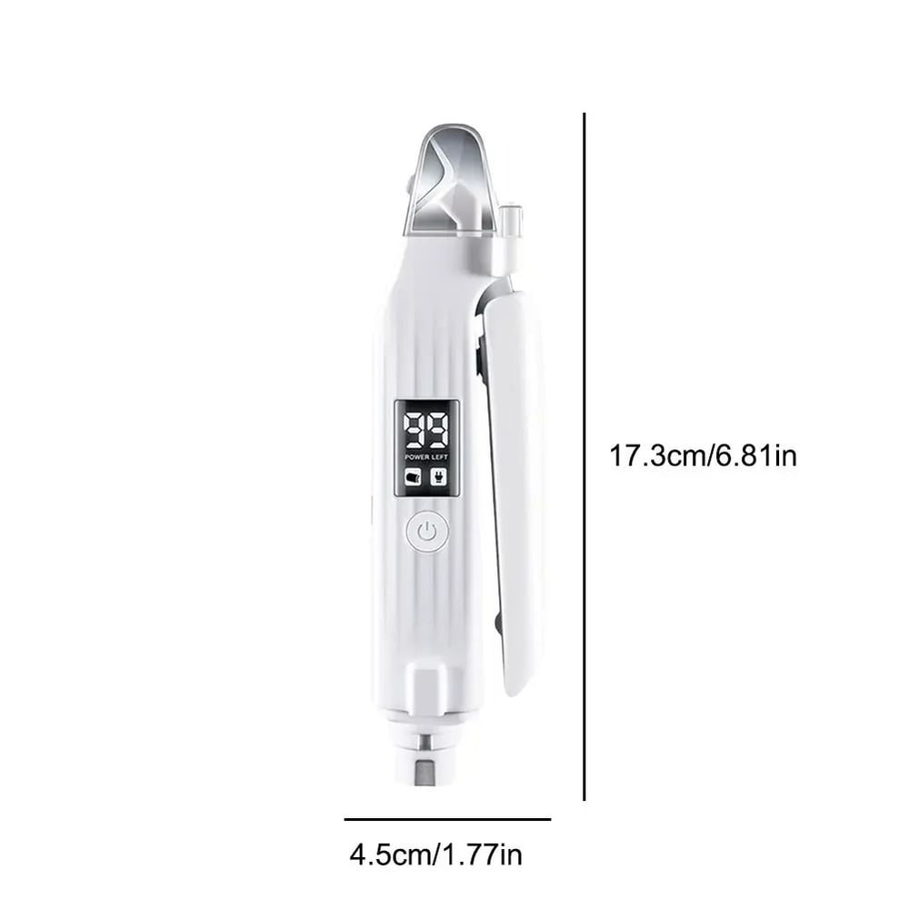 2in1 DualAction Grooming System Rechargeable Electric Nail Grinder Safety Clipper With Integrated 6
