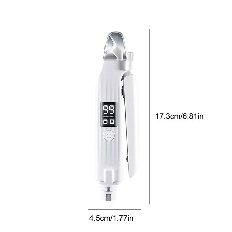 2in1 DualAction Grooming System Rechargeable Electric Nail Grinder Safety Clipper With Integrated 6