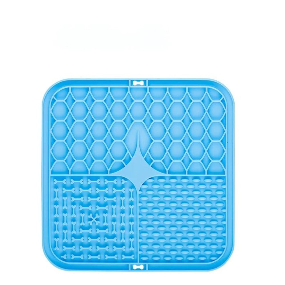 Silicone Lick Mat IndustrialStrength Suction Distraction Feeder Slow Food Plate For Dogs Cats 7